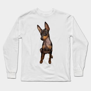 Manchester Terrier Puppy Dog Long Sleeve T-Shirt